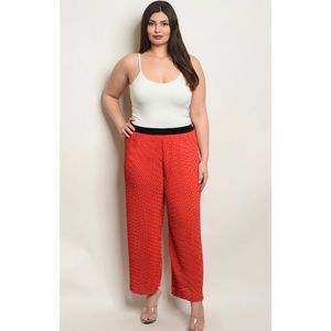 Grab yours now! Polka Dot Plus Size Pants
